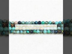 Pedra cristalina natural de cura Pedra preciosa polida Grátis e soltas contas redondas para fabricação de jóias