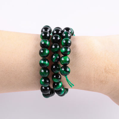 8mm Olho de Tigre Verde Pedra de Pedra de Cristal Para a Fabricação de jóias