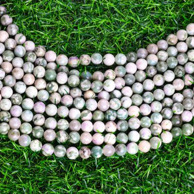 Lucky Jade Round Bead Cristal Natural Pedra Prêmios Diferente Tamanho de contas Fios de contas soltos para fazer jóias DIY