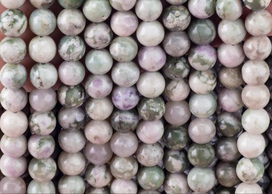 Lucky Jade Round Bead Cristal Natural Pedra Prêmios Diferente Tamanho de contas Fios de contas soltos para fazer jóias DIY