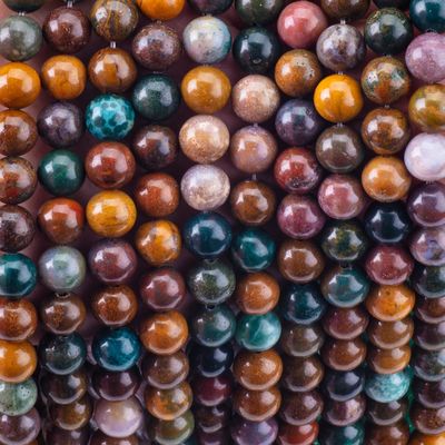 8mm Pedra Natural do Oceano Pedras preciosas de cristal para a fabricação de jóias