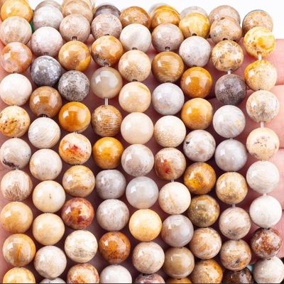 Crisânteo Pedra Redonda Bolas de Cristal Natural Pedra de Gema Filamentos de Bolas Soltas para Fabricação de jóias DIY