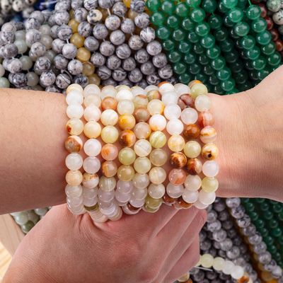 8mm Afeganistão Jade gemstone contas de cristal de pedra curativa contas para a fabricação de jóias