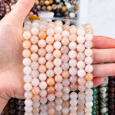 2 mm Rosa Aventurine Semi-Precious Gem Beads Forma redonda