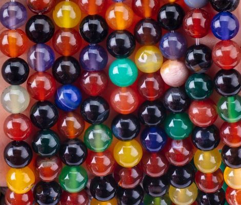 Energia natural de cura de flores de ágata para fabricação de jóias