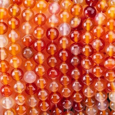 8mm Fire Quartz Gemstone Beads Healing Crystal Stone Beads para fabricação de jóias