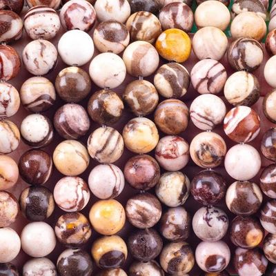 8mm austríaco zebra jaspe gemstone contas de cristal de pedra curativa contas para a fabricação de jóias