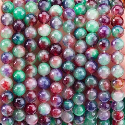 Flor verde escuro Ágata Cristal Pedra Limpa Perla Solta Limpa Para Joalharia de Perlas Feitas à Mão