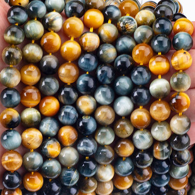 8mm Dream Tiger Eye Gemstone Beads Healing Crystal Stone Beads para fabricação de jóias