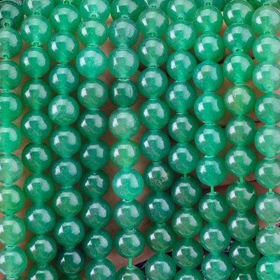 8mm Aventurina Verde Pedra de Pedra Geminosa Gráficos de Pedra de Cristal Para a Fabricação de jóias