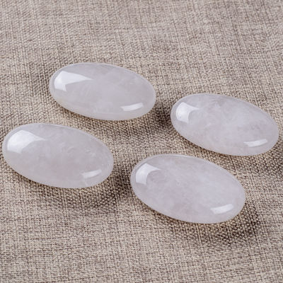 Pedra de Palma Quartz Luminoso Natural Pedra de Quartzo Luminoso Unisex Oval Para Reiki Energia Chakra Meditação Libertação de Ansiedade