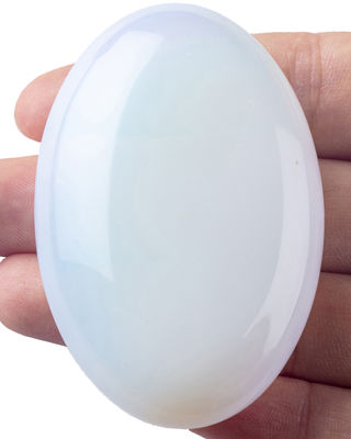 Pedra de Opal Natural de Palma Curativa Pocket Polido Pedras de Opal de Rocha Oval Pedra de Preocupação Ansiedade de Libertação