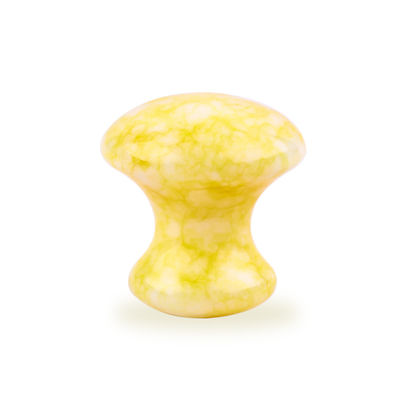 Tabela de Guasha de Cristal de Fungo de Jade Amarelo para Cuidados de Saúde Pessoal