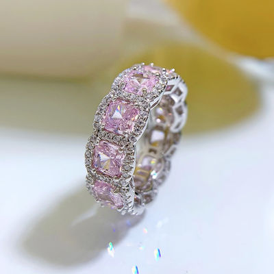 Anéis de casamento e noivado de luxo de pedra amarela