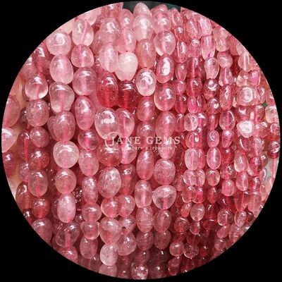 Pedra de cristal natural de forma irregular Quartzo rosa / Quartzo de morango / Ametista / Quartzo claro