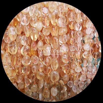 Pedras preciosas de cristal natural de forma irregular Filamentos de contas soltas para colares e pulseiras