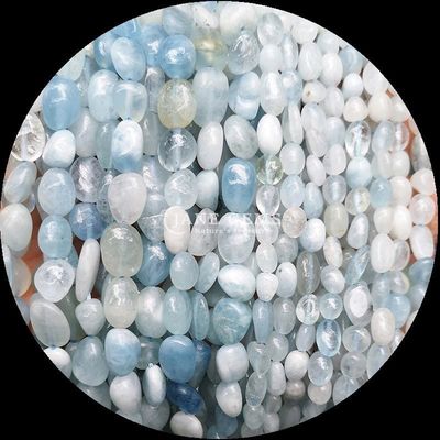 Pedras preciosas de cristal natural de forma irregular Filamentos de contas soltas para colares e pulseiras