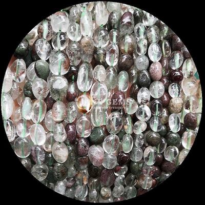 Pedras preciosas de cristal natural de forma irregular Filamentos de contas soltas para colares e pulseiras