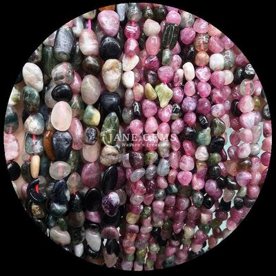 Pedras preciosas de cristal natural de forma irregular Filamentos de contas soltas para colares e pulseiras