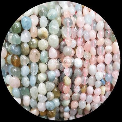 Pedras preciosas Cristal natural Pedra preciosa de forma irregular Fios de pérolas soltos para fabricação de jóias