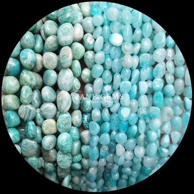 Pedras preciosas Cristal natural Pedra preciosa de forma irregular Fios de pérolas soltos para fabricação de jóias
