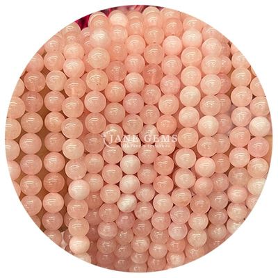 Atacado Cristal Natural Pedra Geminosa Redonda Calcedônia contas Jade Redondo acessórios de contas soltas para DIY Pulseira Colar