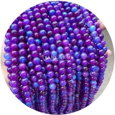 Gráfico de grânulos de pedra natural redonda grânulos de pedras preciosas redondas soltas acessórios 8mm aquamarim grânulos soltos para jóias de bricolage