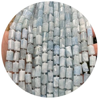 Atacado Cristal Natural Pedras preciosas cilindro forma de contas Ágata cilindro de contas soltas Acessórios para fazer jóias DIY