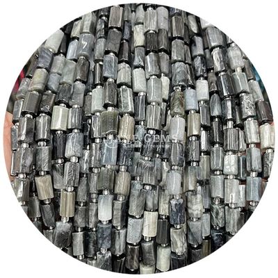 Atacado Cristal Natural Pedras preciosas cilindro forma de contas Ágata cilindro de contas soltas Acessórios para fazer jóias DIY