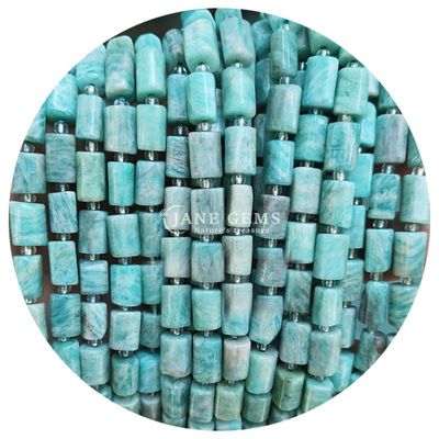 Atacado Cristal Natural Pedras preciosas cilindro forma de contas Ágata cilindro de contas soltas Acessórios para fazer jóias DIY
