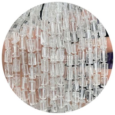Atacado Cristal Natural Pedras preciosas cilindro forma de contas Ágata cilindro de contas soltas Acessórios para fazer jóias DIY