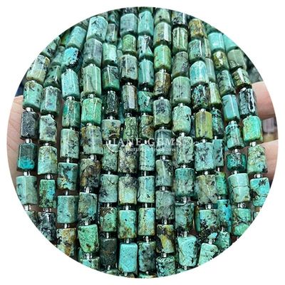 Atacado Cristal Natural Pedras preciosas cilindro forma de contas Ágata cilindro de contas soltas Acessórios para fazer jóias DIY