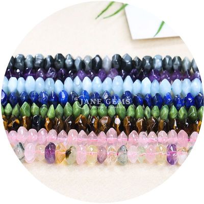 Atacado Cristal Natural Pedras preciosas ângulo amorfo contas listradas ágata irregular folha de contas acessórios para joalharia DIY