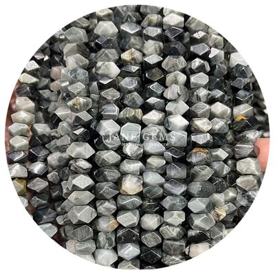 Atacado Cristal Natural Pedras preciosas ângulo amorfo contas listradas ágata irregular folha de contas acessórios para joalharia DIY