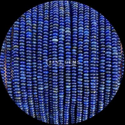 Pedra preciosa natural Rondelle Abacus Forma de conta rosa Aventurina Lapis Lazuli Fios de conta soltos para energia curativa