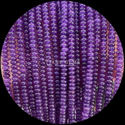 Pedras de pérola de gemas de tamanho personalizado Rondelle Abaco Forma Pedra preciosa Crazy Agate Aquamarinos Filamentos de pérolas soltas para fabricação de jóias