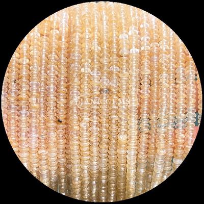 Pedras de pérola de gemas de tamanho personalizado Rondelle Abaco Forma Pedra preciosa Crazy Agate Aquamarinos Filamentos de pérolas soltas para fabricação de jóias