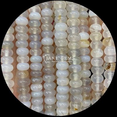 Perlas de gemas de tamanho personalizado Rondelle Abaco Forma Pedra preciosa Opalita Silk dourado