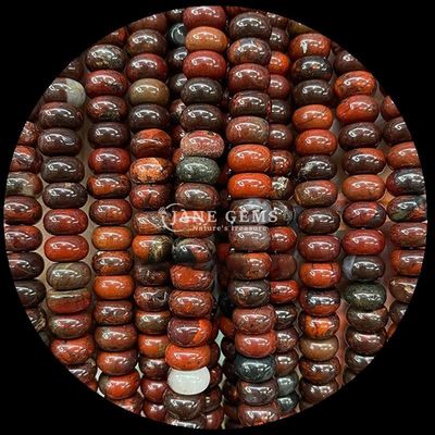 Dimensões personalizadas gemas de contas Rondelle Abaco forma pedra preciosa Carnelian Quartz claro fios de contas soltos para fabricação de jóias