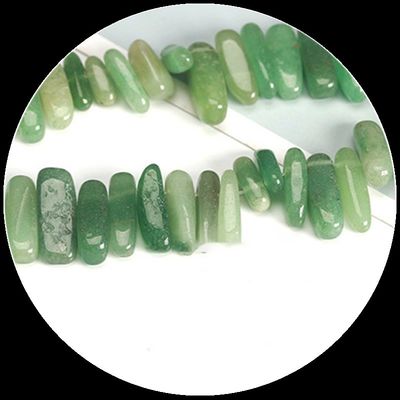Cristal natural Pedra preciosa Dentes irregulares Forma de pérolas polidas Chip cascalho Filamentos de pérolas soltas para fabricação de jóias DIY