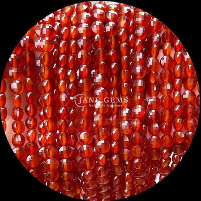 Grânulos de forma plana de facetas de cristal de pedra preciosa de forma redonda grânulos soltos para fabricação de jóias DIY