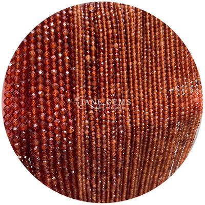 Facetadas pequenas contas Cristal natural Pedra preciosa Vários tipos de pedra Filamentos de contas soltos para fabricação de jóias DIY