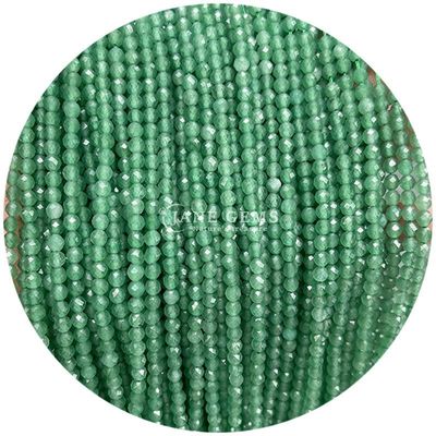 Pedras preciosas Cristal natural de facetas redondas Pequenas fibras soltas de contas para pulseiras