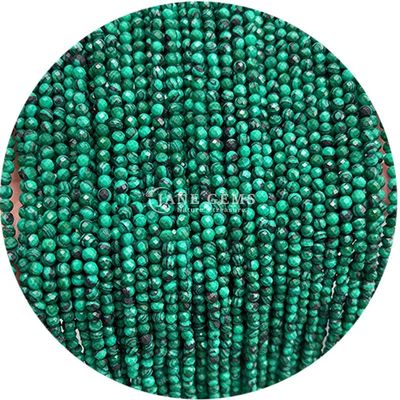Pedras preciosas Cristal natural de facetas redondas Pequenas fibras soltas de contas para pulseiras
