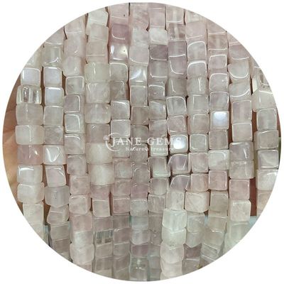 Atacado Cristal Natural Pedras preciosas Quadrado forma de contas Cubo Loose Pedra de contas Acessórios Cubo de contas espaçadores para jóias