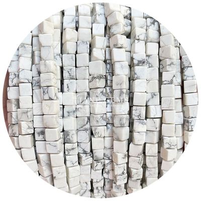 Atacado Cristal Natural Pedras preciosas Quadrado forma de contas Cubo Loose Pedra de contas Acessórios Cubo de contas espaçadores para jóias