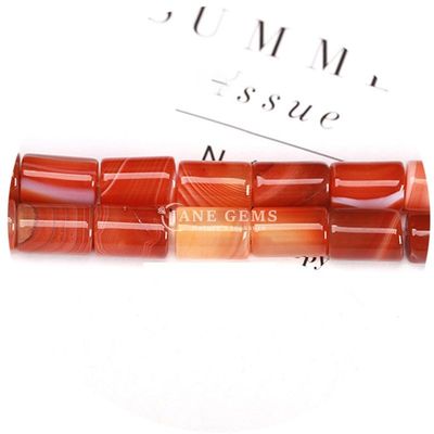 Atacado Cristal Natural Pedras preciosas cilindro forma de contas cilíndrico Agate cilíndrico límpido de contas acessórios para joalharia DIY