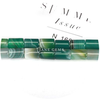 Atacado Cristal Natural Pedras preciosas cilindro forma de contas cilíndrico Agate cilíndrico límpido de contas acessórios para joalharia DIY