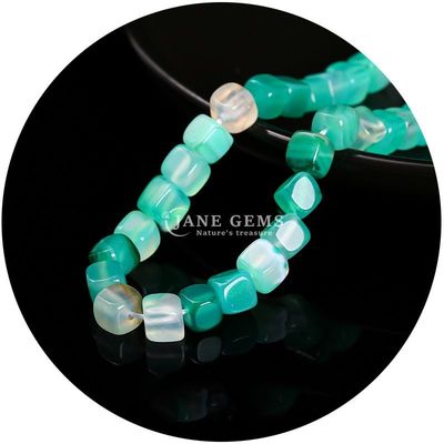 Atacado Cristal Natural Pedras preciosas Quadrado Ágata Bolas Cubo Solto Turquesa Bolas Acessórios espaçadores para a fabricação de jóias