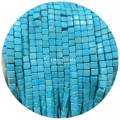 Atacado Cristal Natural Pedras preciosas Quadrado Ágata Bolas Cubo Solto Turquesa Bolas Acessórios espaçadores para a fabricação de jóias